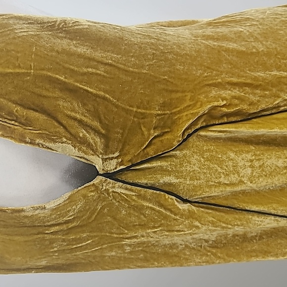 Urban outfitters mustard yellow tie back maxi dress small - Picture 3 of 12